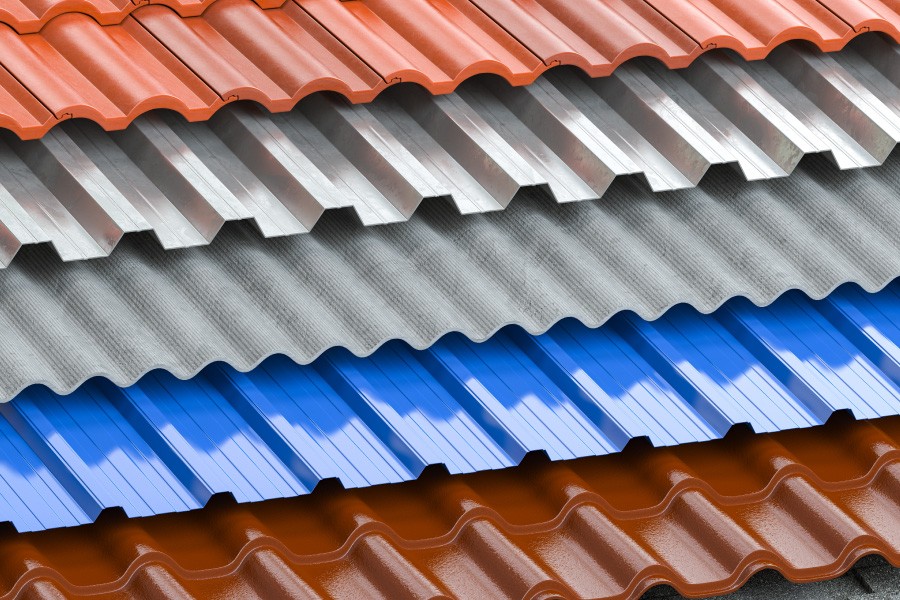 Metal roof various styles, finishes and colors