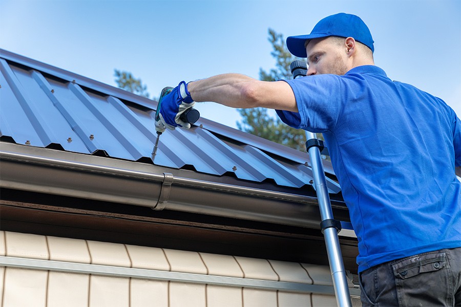 Installing a metal roof warranty