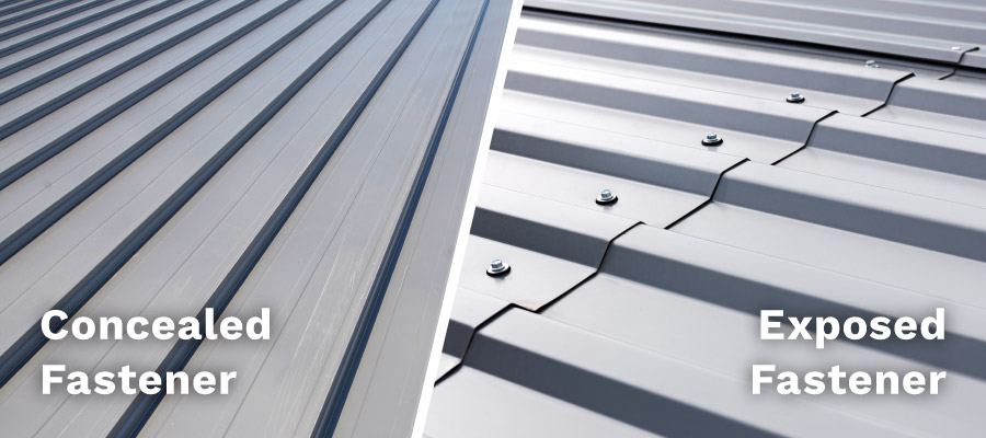 Concealed Fastener & Exposed Fastener panels