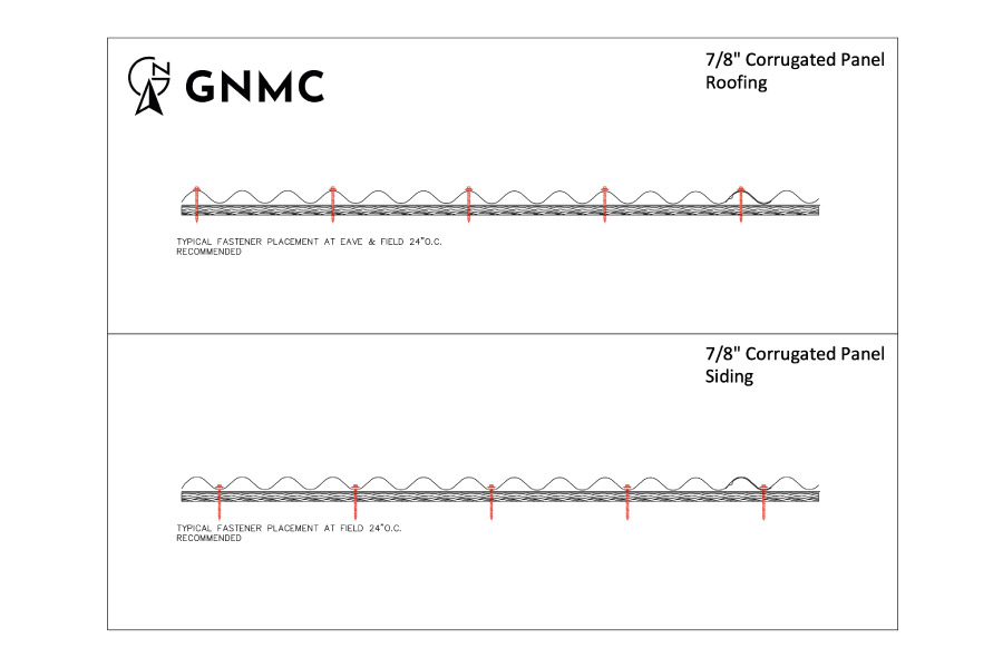 Great Northern Metal Co Panel Installation Guide - Aligned Screws