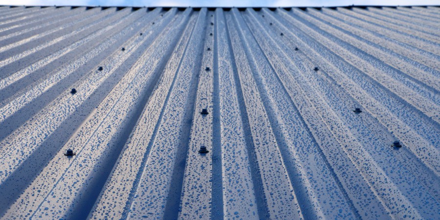 Great_Northern_Metal_Co_Metal_Trim_Waterproof Weather tight metal trimmed roof after a rainstorm