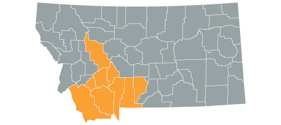 GNMC Service Area map